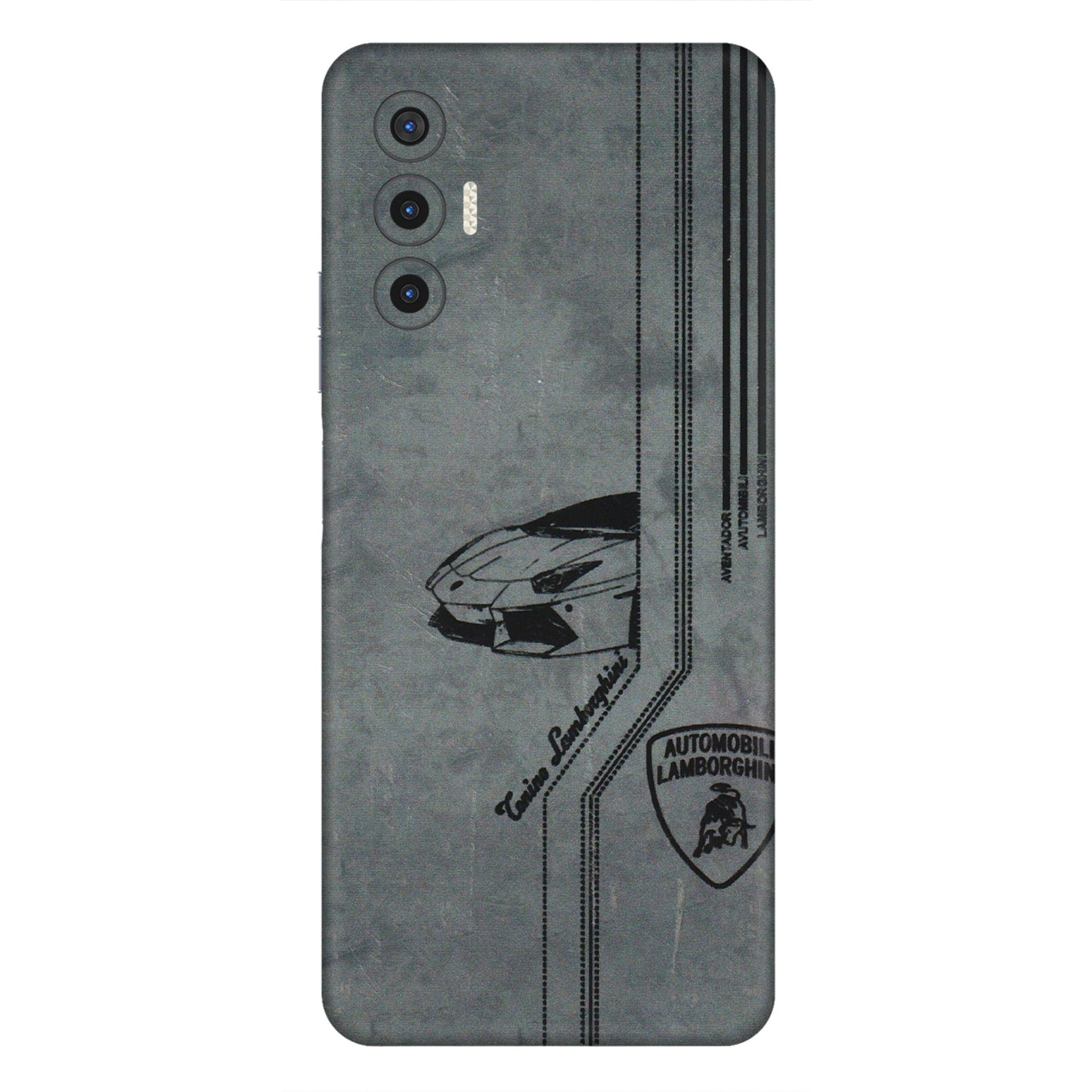 Tecno Phone Skins (All Models) - New Lamborgini Aventador - 3D Embossed Finish (L-321) Tecno Pova 3