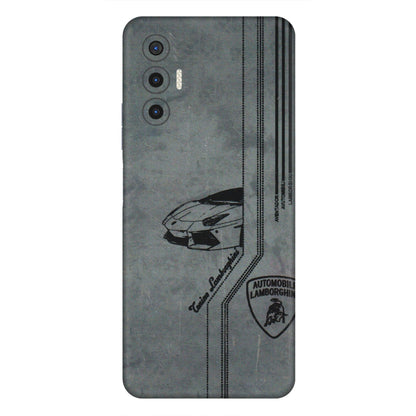 Tecno Phone Skins (All Models) - New Lamborgini Aventador - 3D Embossed Finish (L-321) Tecno Pova 3