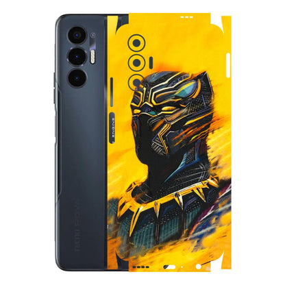 Tecno Phone Skins (All Models) - Yellow Panther - 3D Embossed Finish (L-54) Tecno Pova 3