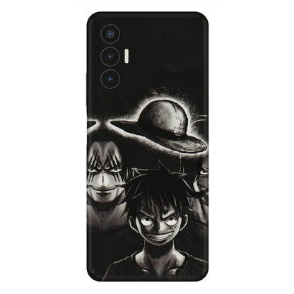 Tecno Phone Skins (All Models) - Black Luffy Hat - 3D Embossed Finish (L-57) Tecno Pova 3