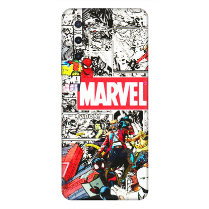 Tecno Phone Skins (All Models) - Marvel Colorful Comic - 3D Embossed Finish (L-64) Tecno Pova 3