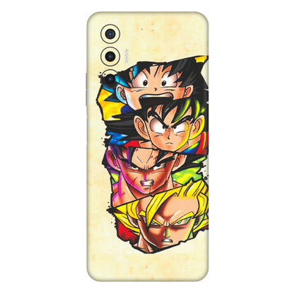 Tecno Phone Skins (All Models) - Angry Multi Anime - Matte Finish (M-113) Tecno Pova 3