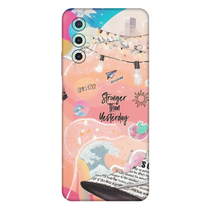 Tecno Phone Skins (All Models) - Stronger Then Yesterday - Matte Finish (M-128) Tecno Pova 3