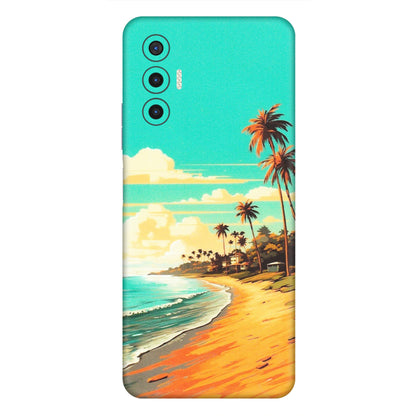 Tecno Phone Skins (All Models) - Miami Beach - Matte Finish (M-136) Tecno Pova 3
