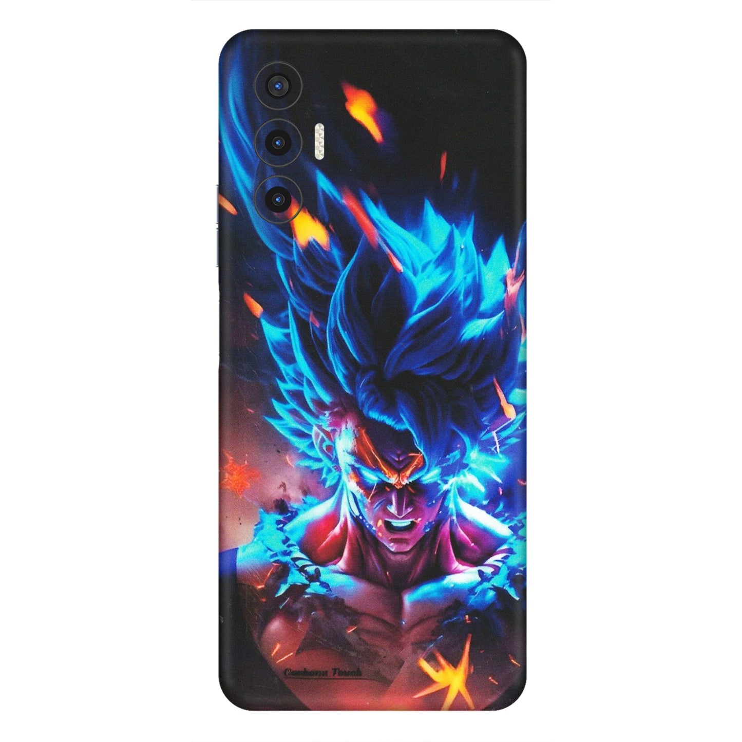 Tecno Phone Skins (All Models) - Angry Goku Dragon Ball Anime - Matte Finish (M-150) Tecno Pova 3
