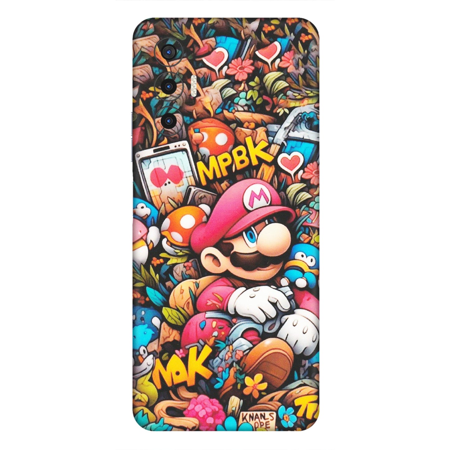 Tecno Phone Skins (All Models) - Super Mario Bros Artistic - Matte Finish (M-173) Tecno Pova 3