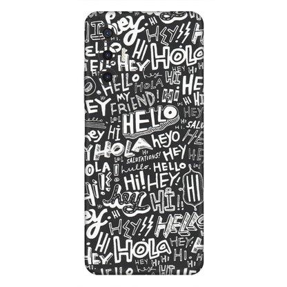 Tecno Phone Skins (All Models) - Hi Hello Doodles - Matte Finish (M-25) Tecno Pova 3