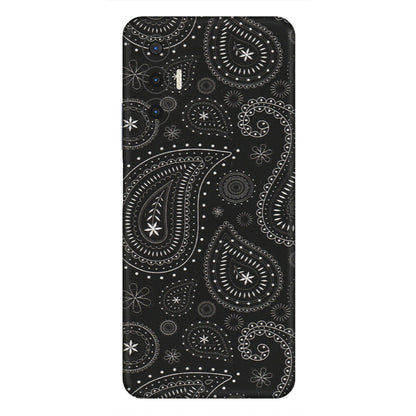 Tecno Phone Skins (All Models) - Black Sober Kerry - Matte Finish (M-37) Tecno Pova 3