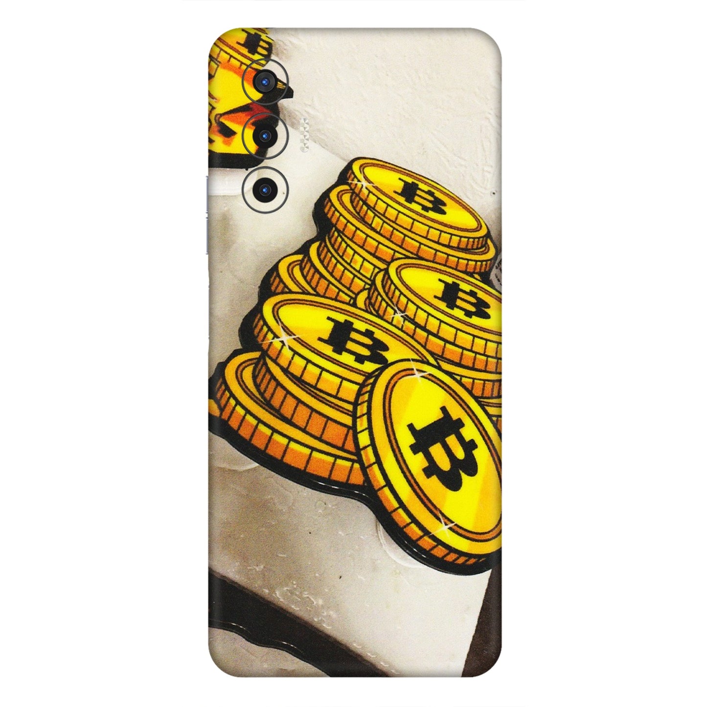 Tecno Phone Skins (All Models) - Billionaire Bitcoin Collection - Matte Finish (M-92) Tecno Pova 3