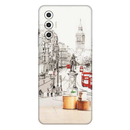Tecno Phone Skins (All Models) - London Street - Transparent Finish (T-02) Tecno Pova 3