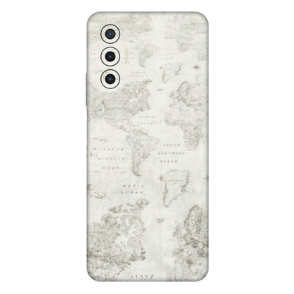 Tecno Phone Skins (All Models) - World Travel Map - Transparent Finish (T-04) Tecno Pova 3