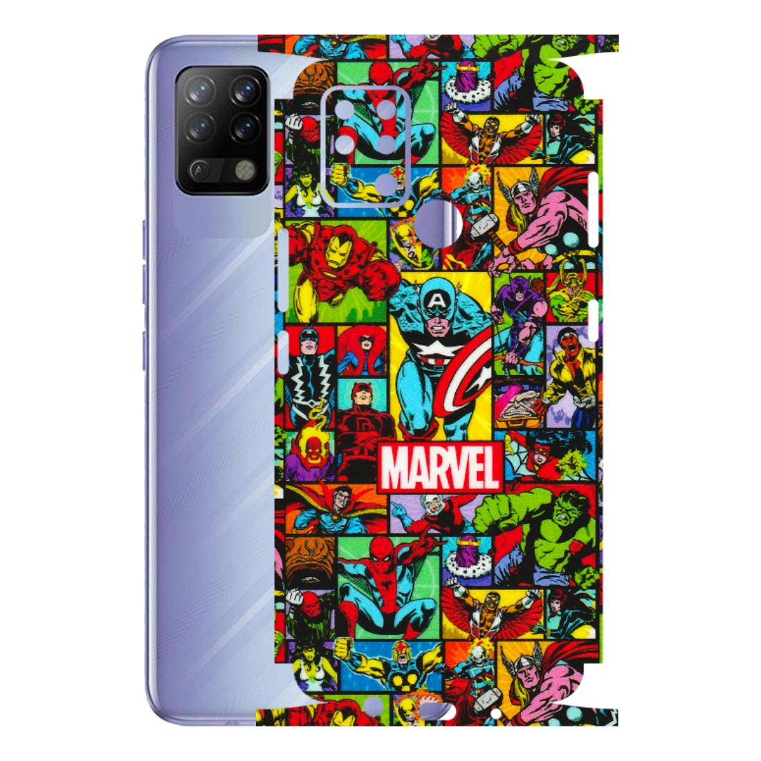 Tecno Phone Skins (All Models) - MARVELOUS Comic Characters - 3D Embossed Finish (L-129) Tecno Pova 5G