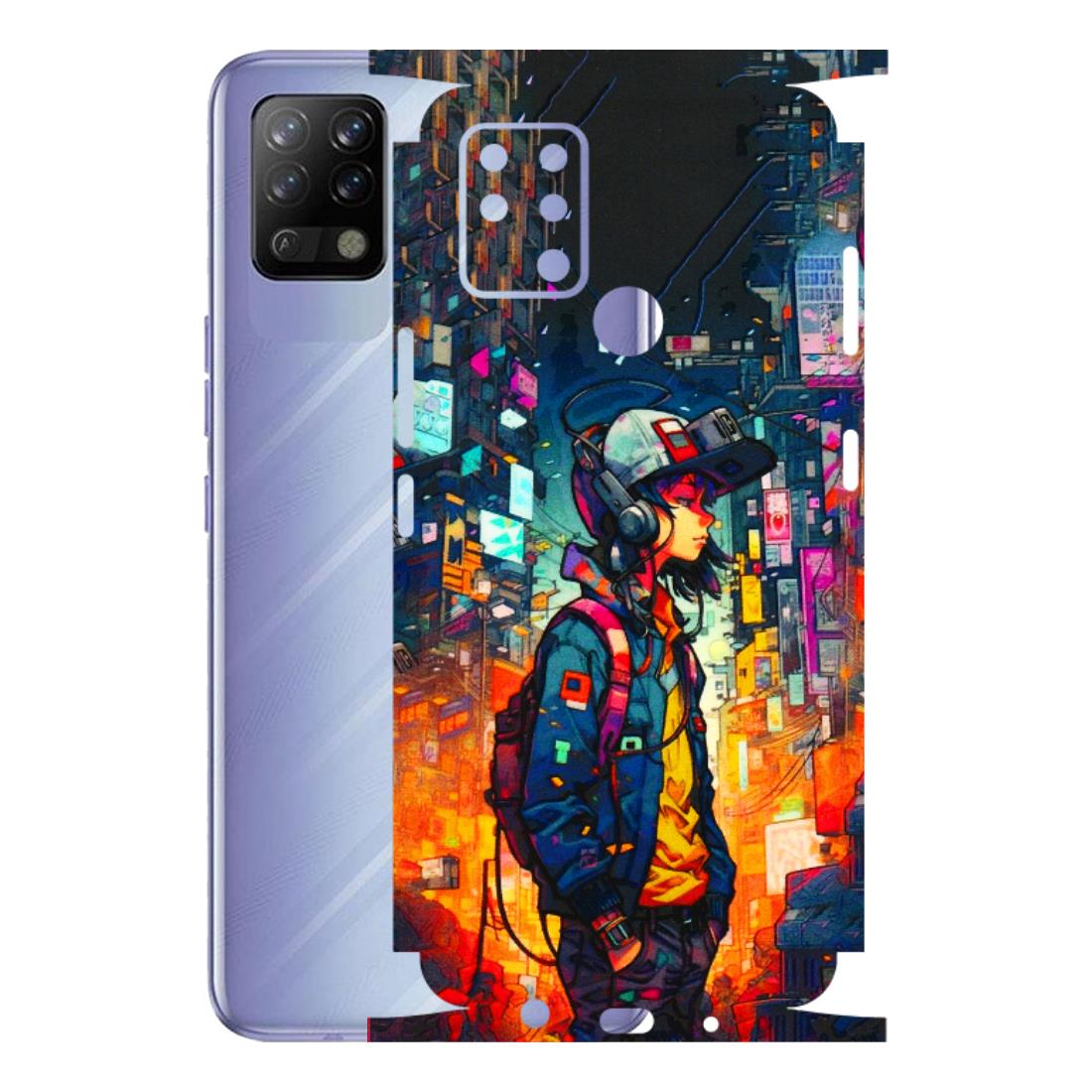 Tecno Phone Skins (All Models) - Street Anime Guy - 3D Embossed Finish (L-158) Tecno Pova 5G