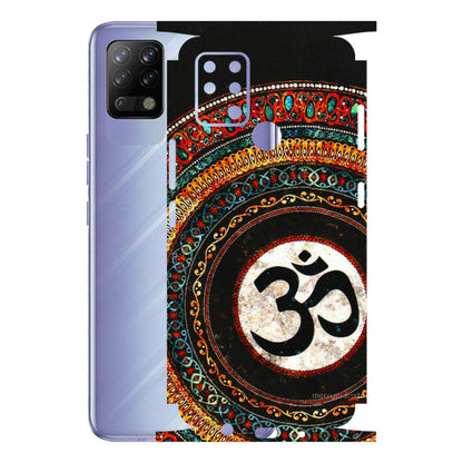Tecno Phone Skins (All Models) - Aum Chant Abstract - 3D Embossed Finish (L-42) Tecno Pova 5G