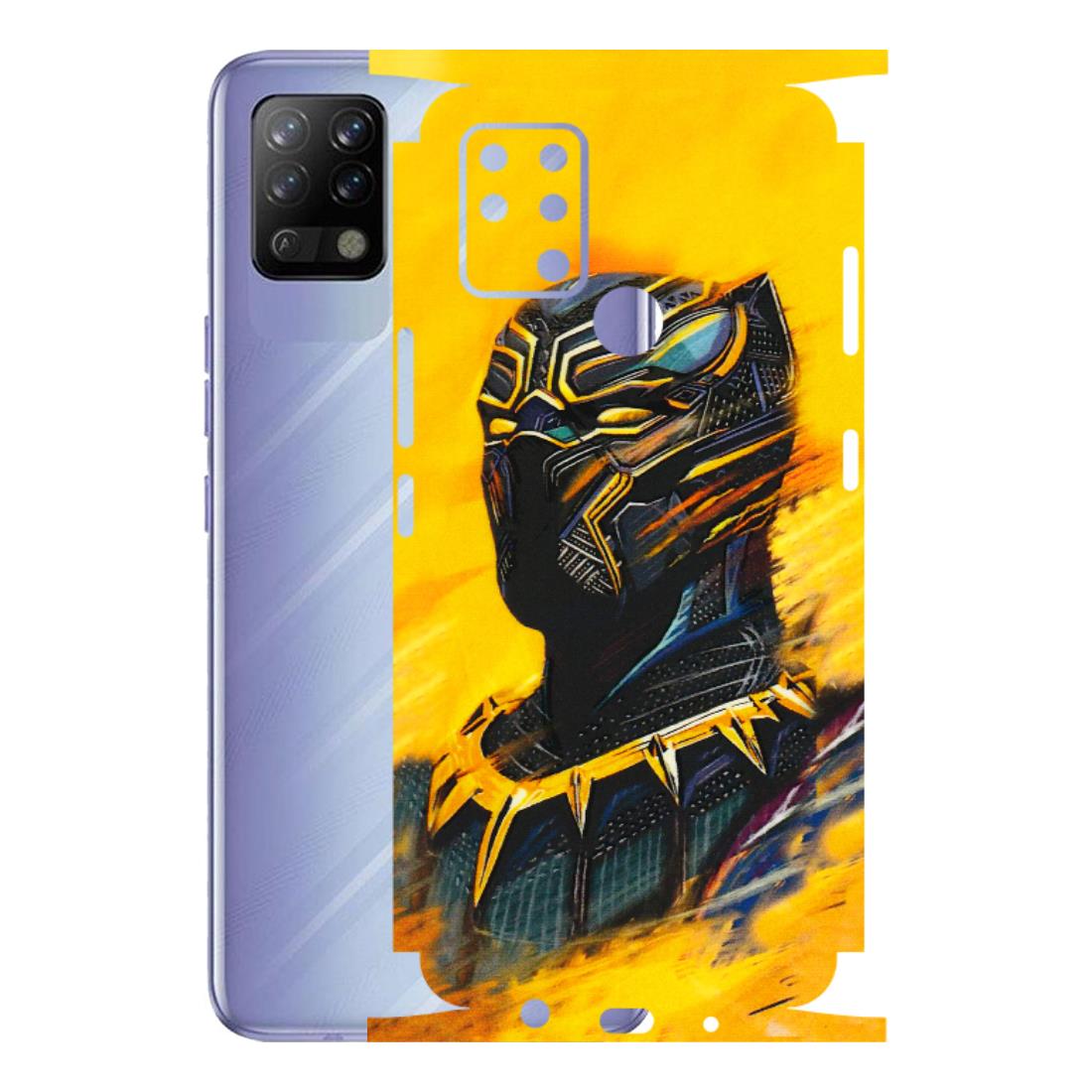 Tecno Phone Skins (All Models) - Yellow Panther - 3D Embossed Finish (L-54) Tecno Pova 5G