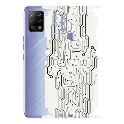 Tecno Phone Skins (All Models) - Tech Circuits - Transparent Finish (T-03) Tecno Pova 5G