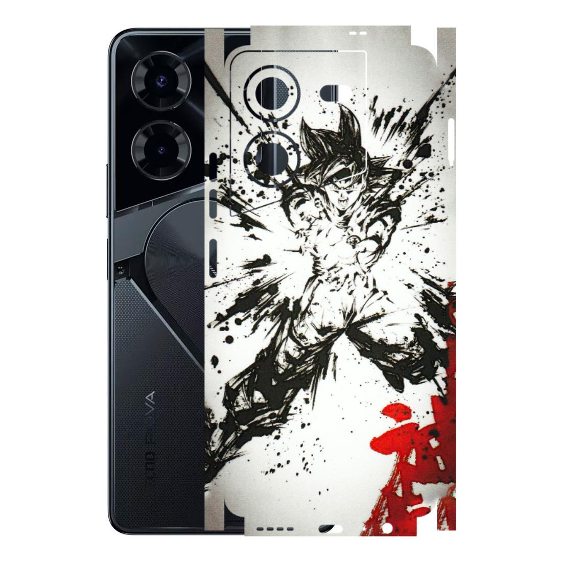 Tecno Phone Skins (All Models) - DBZ - 3D Embossed Finish (L-206) Tecno Pova 5