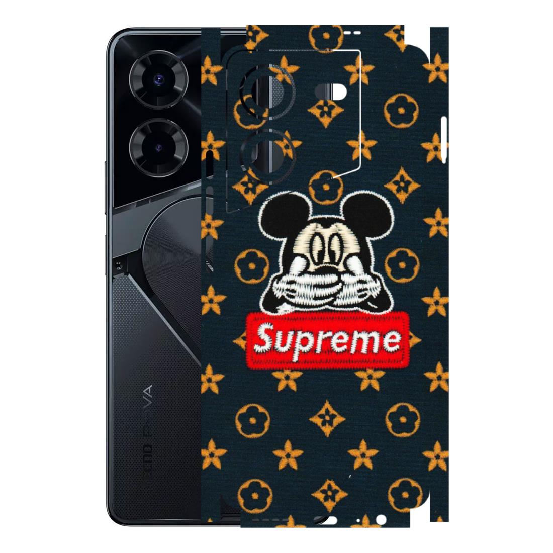 Tecno Phone Skins (All Models) - Mickey Supreme - Matte Finish (M-83) Tecno Pova 5