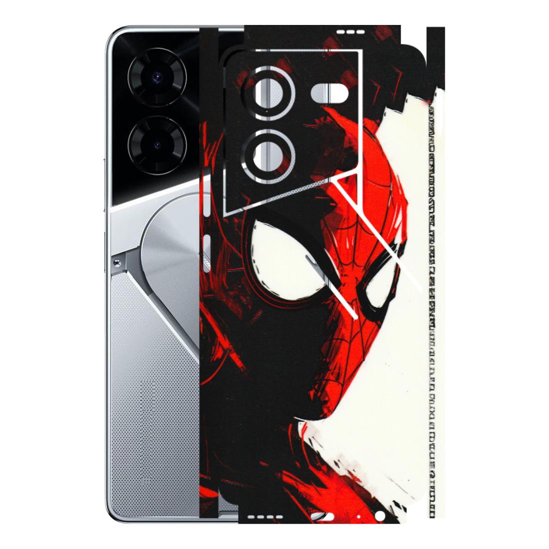 Tecno Phone Skins (All Models) - Spiderman Killer Face - 3D Embossed Finish (L-17) Tecno Pova 5 Pro(5G)