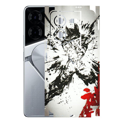 Tecno Phone Skins (All Models) - DBZ - 3D Embossed Finish (L-206) Tecno Pova 5 Pro(5G)