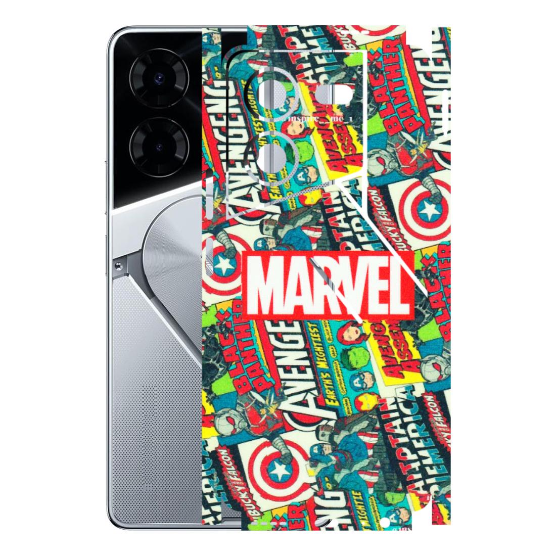Tecno Phone Skins (All Models) - Marvel Comic Lover - Matte Finish (M-30) Tecno Pova 5 Pro(5G)