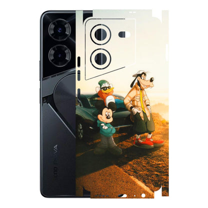 Tecno Phone Skins (All Models) - Hello Mr. Goofy - Transparent Finish (T-13) Tecno Pova 5