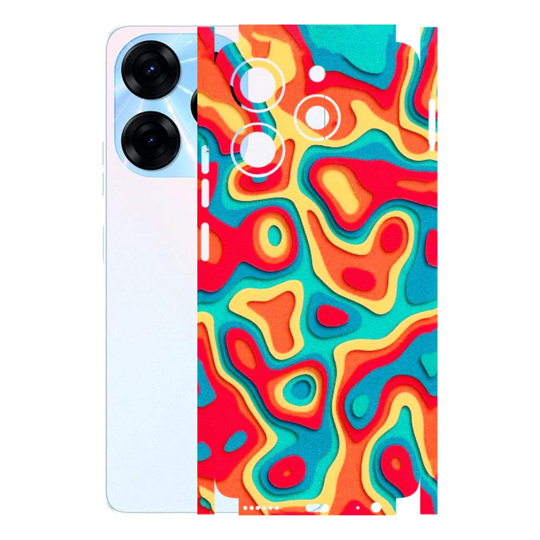 Tecno Phone Skins (All Models) - Abstract Swirl - 3D Embossed Finish (L-150) Tecno Spark 10 PRO
