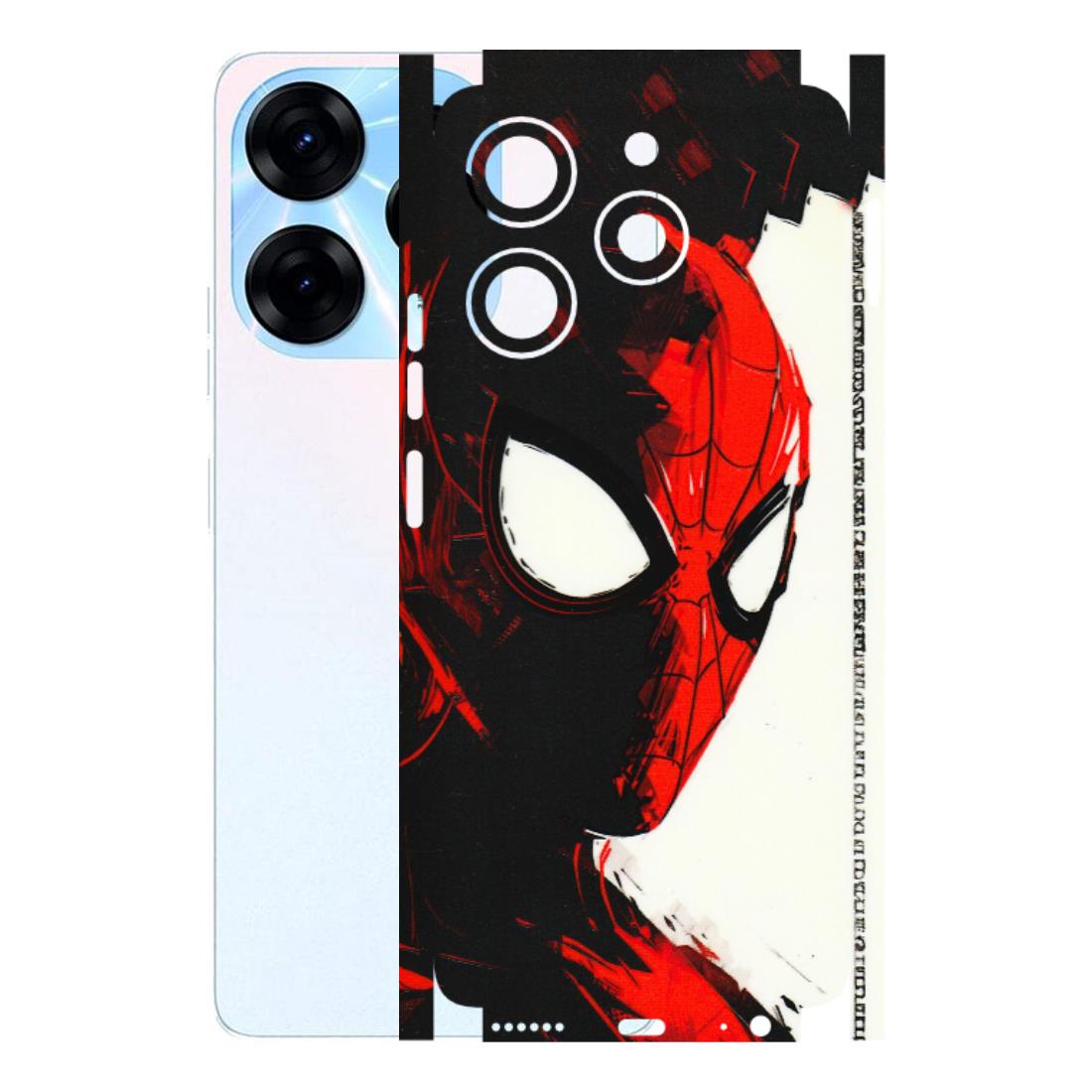 Tecno Phone Skins (All Models) - Spiderman Killer Face - 3D Embossed Finish (L-17) Tecno Spark 10 PRO