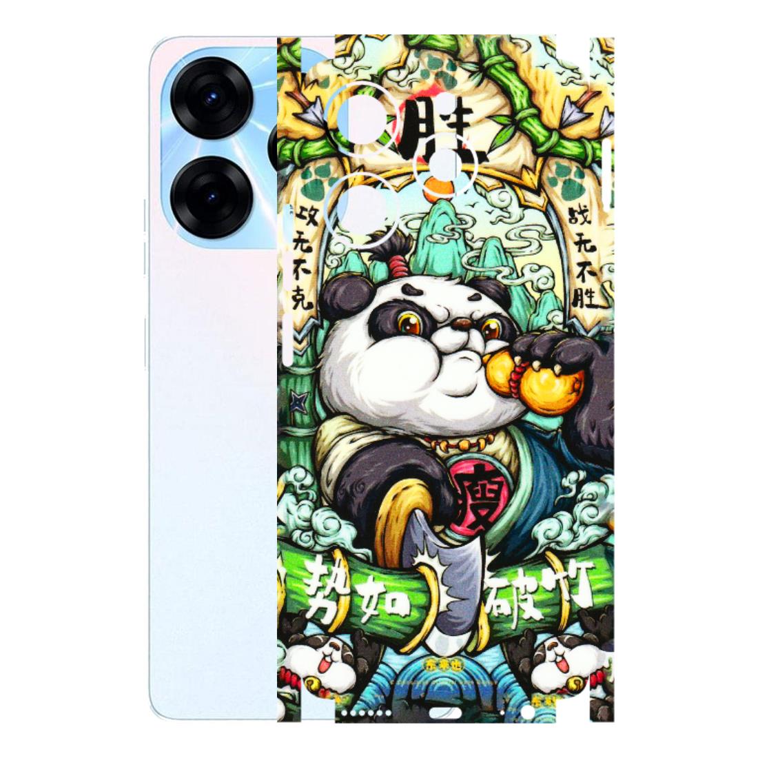 Tecno Phone Skins (All Models) - Royal Rich Panda - 3D Embossed Finish (L-170) Tecno Spark 10 PRO