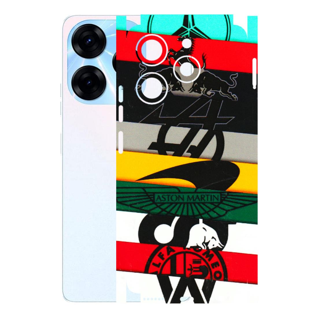Tecno Phone Skins (All Models) - Multi Designer Brands - 3D Embossed Finish (L-187) Tecno Spark 10 PRO