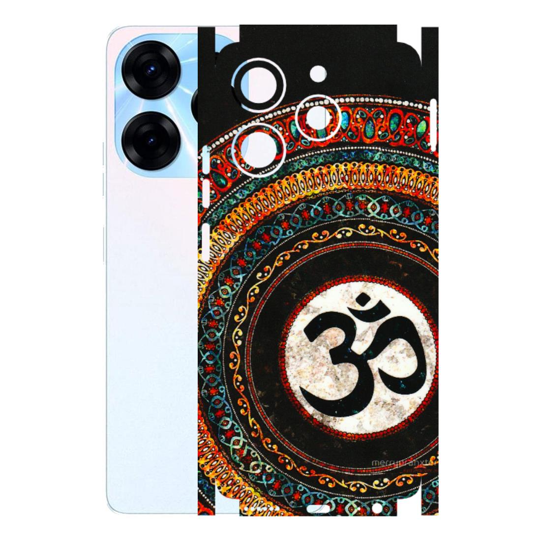 Tecno Phone Skins (All Models) - Aum Chant Abstract - 3D Embossed Finish (L-42) Tecno Spark 10 PRO