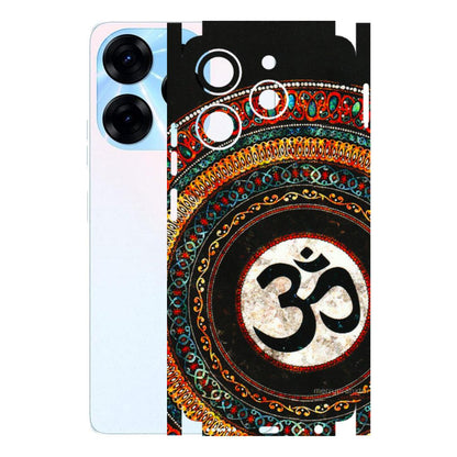 Tecno Phone Skins (All Models) - Aum Chant Abstract - 3D Embossed Finish (L-42) Tecno Spark 10 PRO
