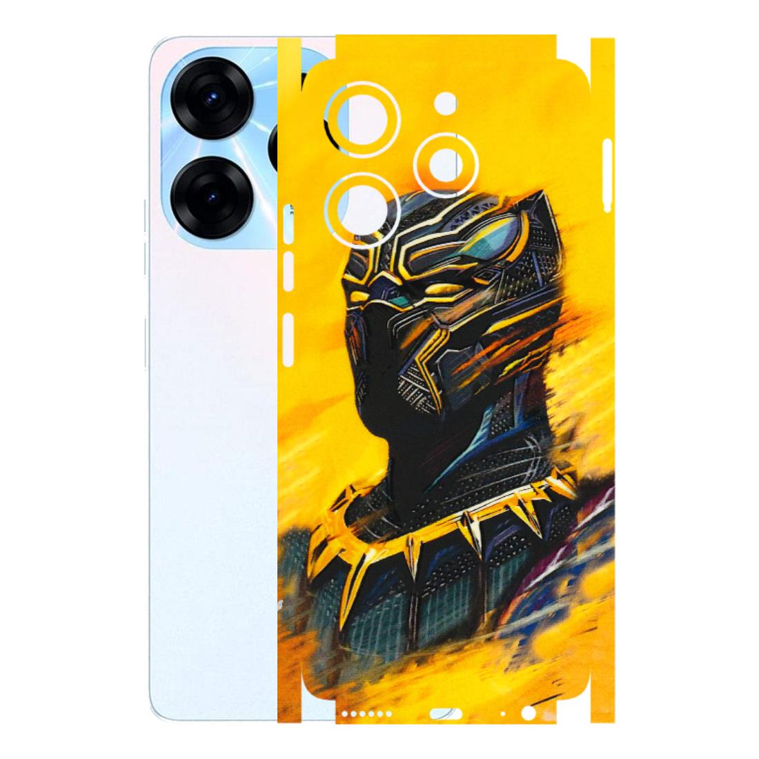 Tecno Phone Skins (All Models) - Yellow Panther - 3D Embossed Finish (L-54) Tecno Spark 10 PRO