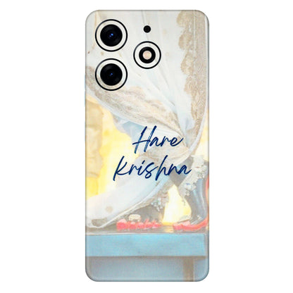 Tecno Phone Skins (All Models) - Hare Krishna - 3D Embossed Finish (L-03) Tecno Spark 10 PRO