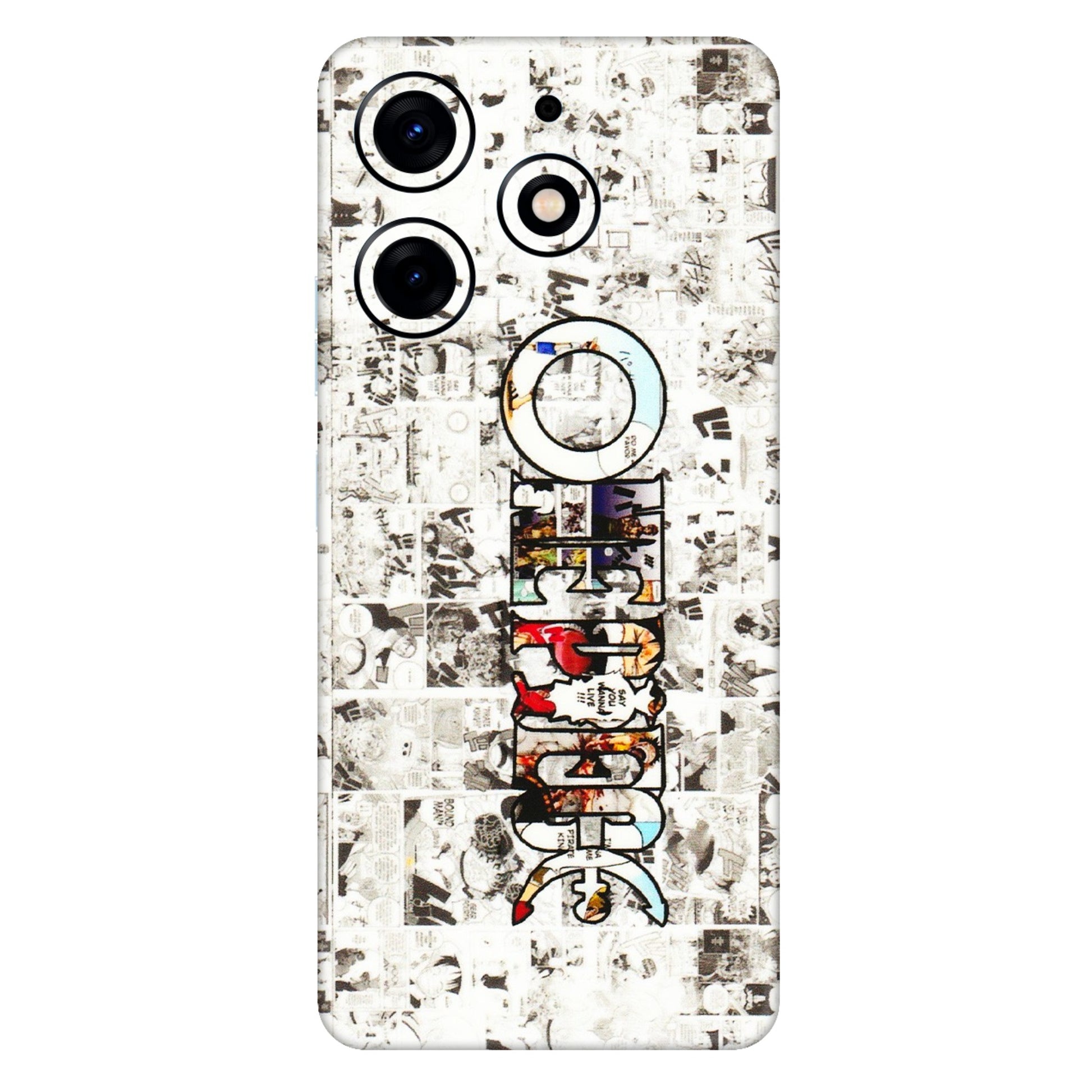 Tecno Phone Skins (All Models) - One Piece Manga - 3D Embossed Finish (L-26) Tecno Spark 10 PRO