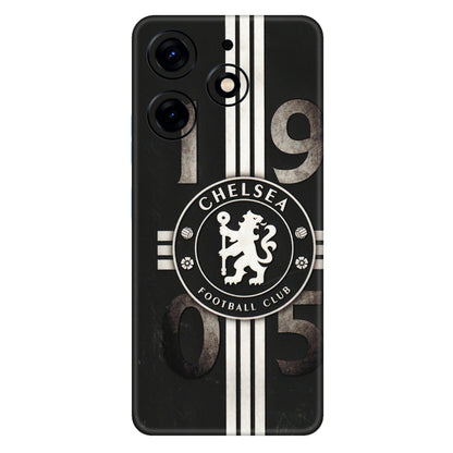 Tecno Phone Skins (All Models) - Chelsea Fan Club - 3D Embossed Finish (L-36) Tecno Spark 10 PRO