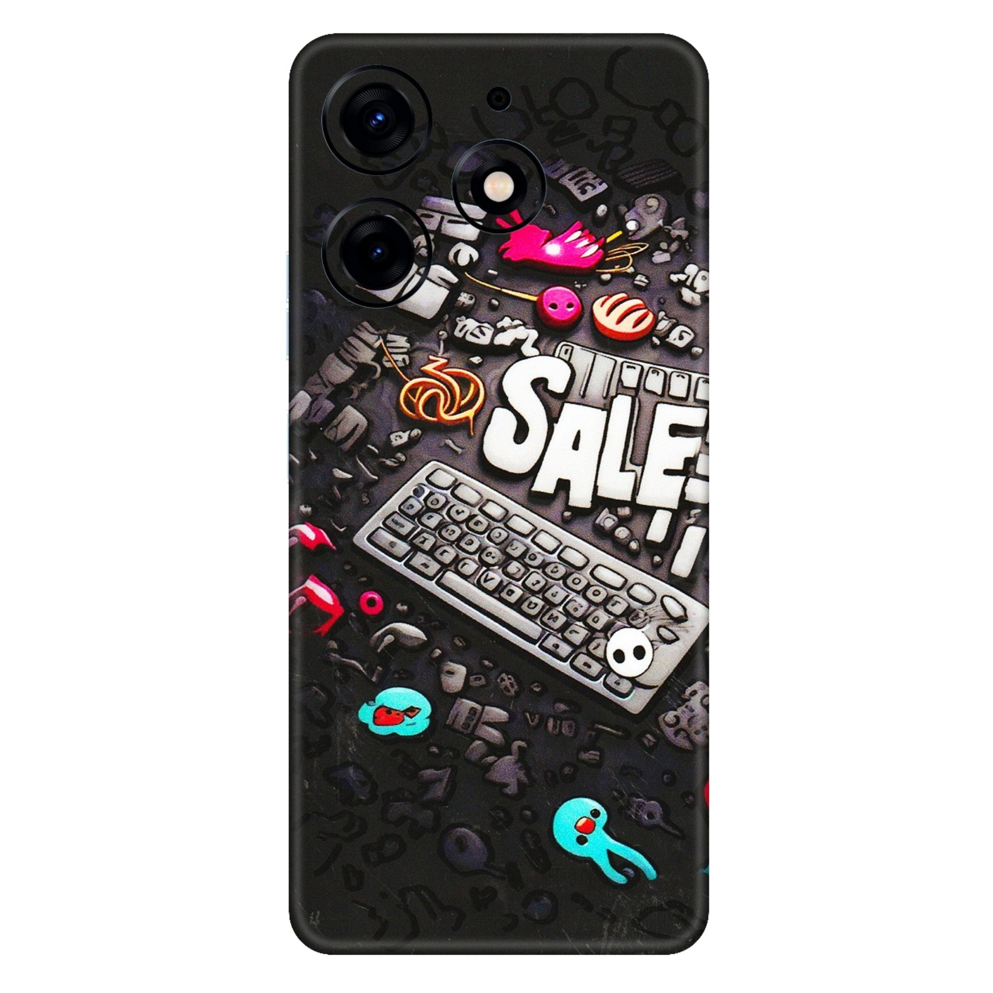 Tecno Phone Skins (All Models) - Gadgets Sale - 3D Embossed Finish (L-50) Tecno Spark 10 PRO
