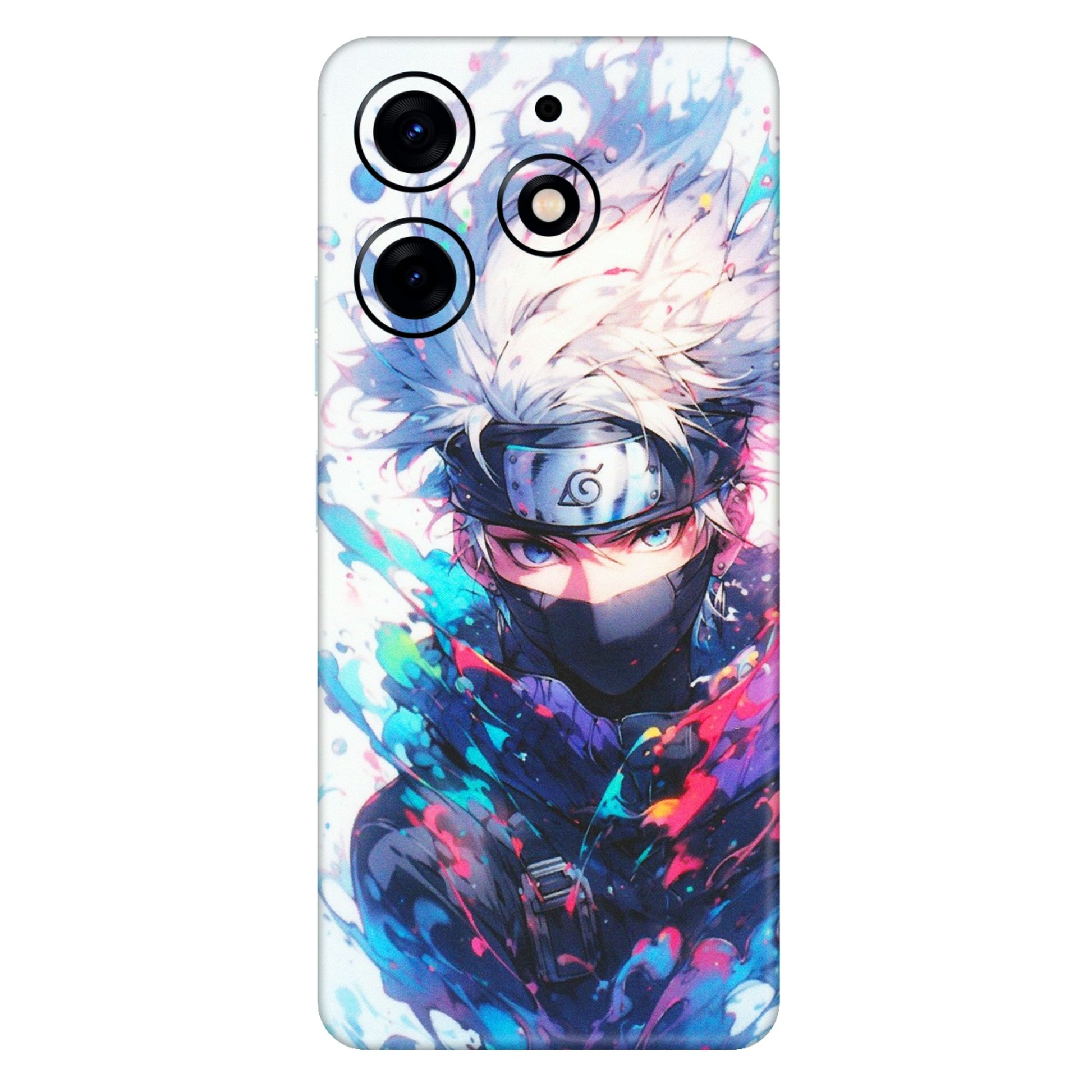 Tecno Phone Skins (All Models) - Naruto Face Mask - Matte Finish (M-03) Tecno Spark 10 PRO