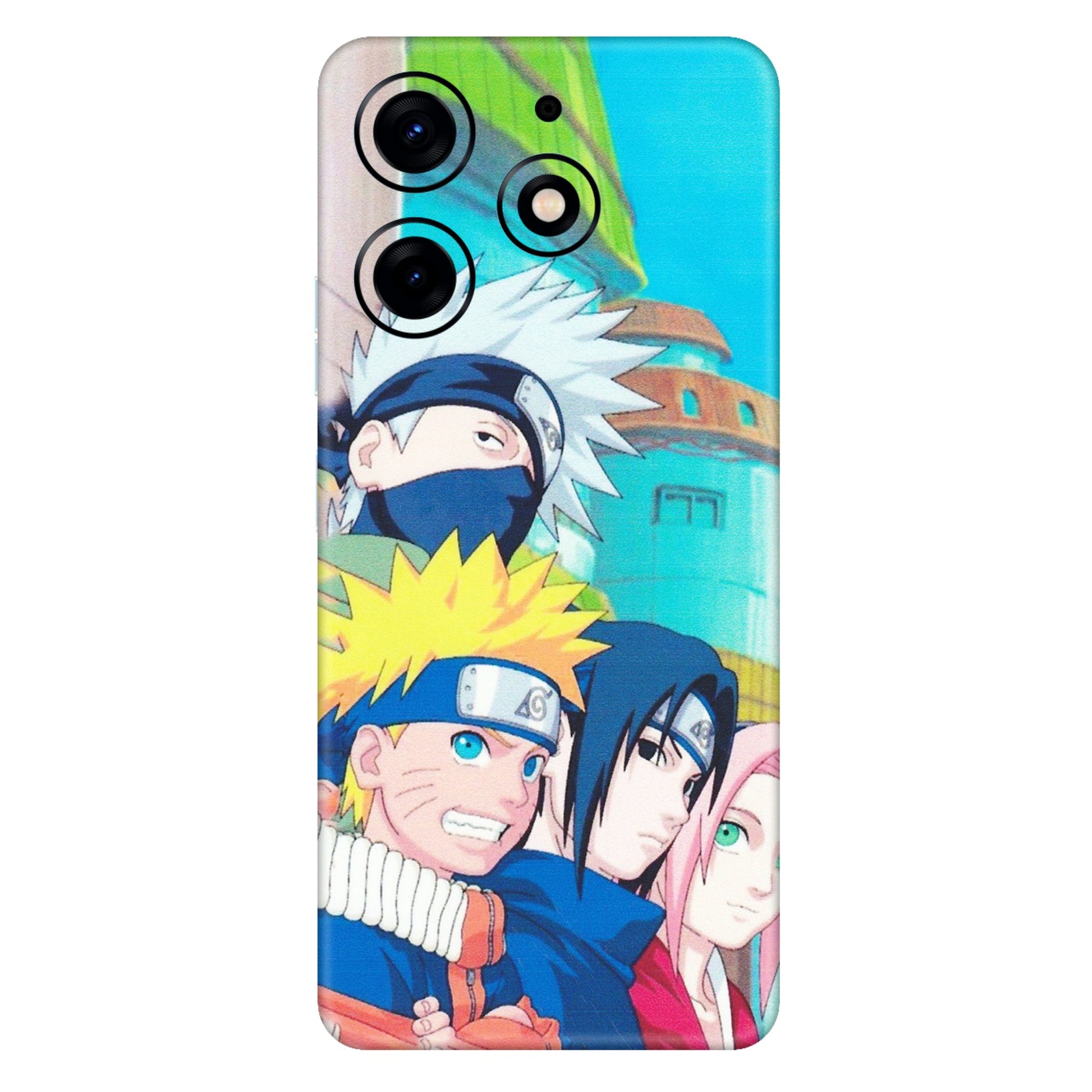 Tecno Phone Skins (All Models) - Team Minato And Kakashi - Matte Finish (M-101) Tecno Spark 10 PRO
