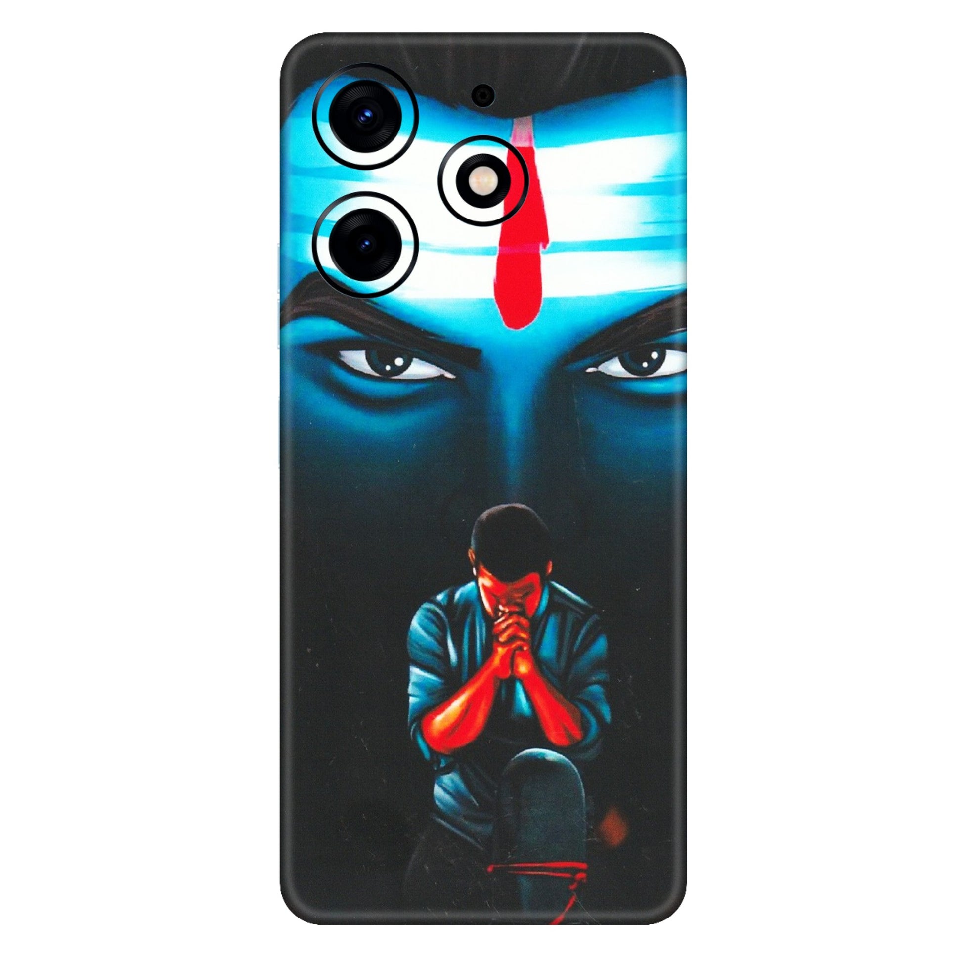 Tecno Phone Skins (All Models) - Mahakal Bhakt - Matte Finish (M-112) Tecno Spark 10 PRO