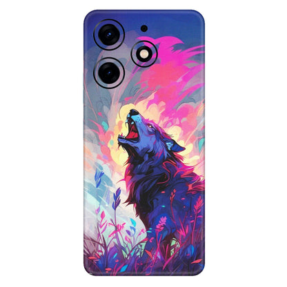 Tecno Phone Skins (All Models) - New Wild Wolf Abstract - Matte Finish (M-125) Tecno Spark 10 PRO