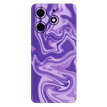 Tecno Phone Skins (All Models) - Hazy Purple Nights - Matte Finish (M-14) Tecno Spark 10 PRO