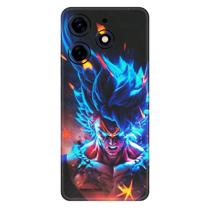 Tecno Phone Skins (All Models) - Angry Goku Dragon Ball Anime - Matte Finish (M-150) Tecno Spark 10 PRO