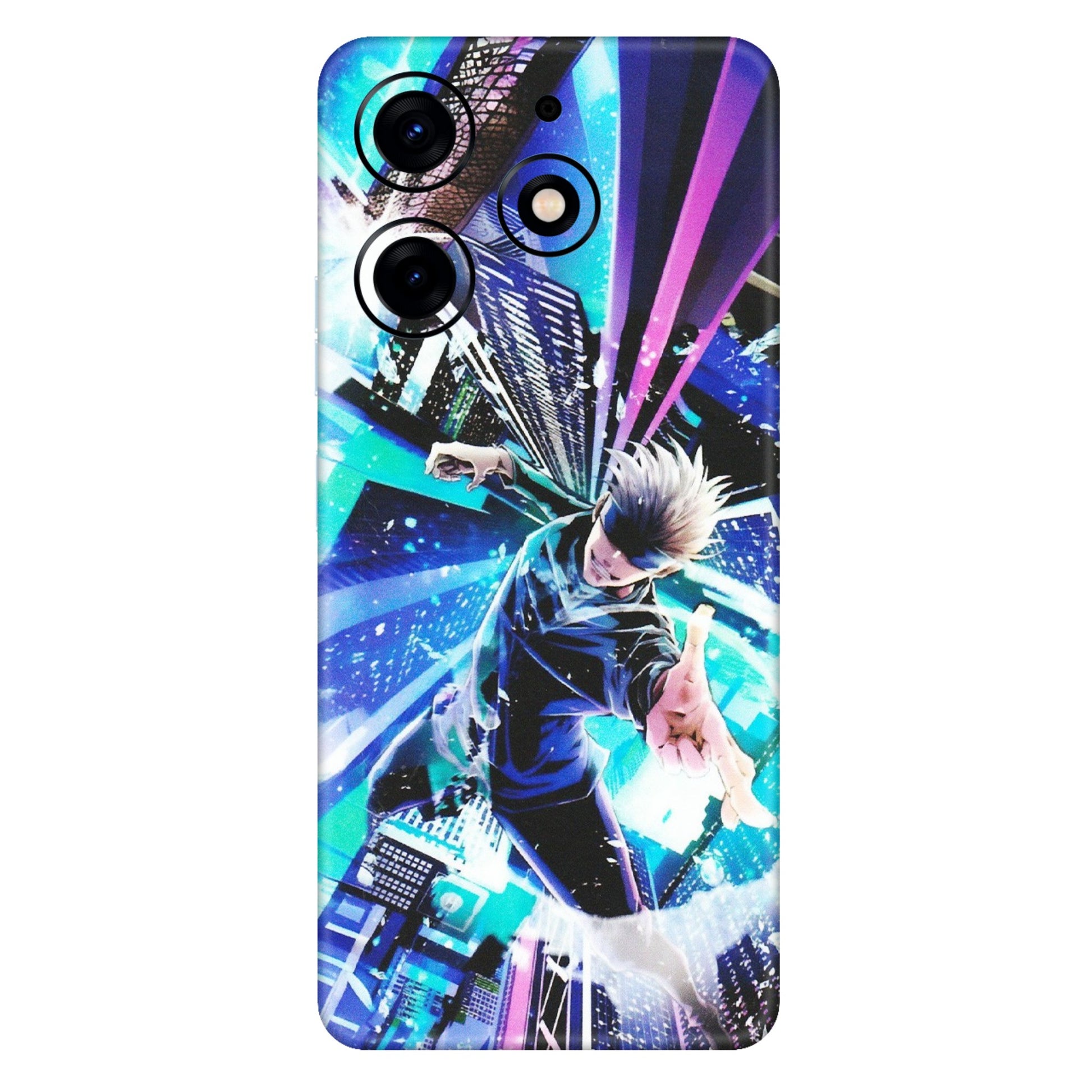 Tecno Phone Skins (All Models) - Manga Action Jujustu Kaisen Anime - Matte Finish (M-155) Tecno Spark 10 PRO