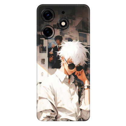 Tecno Phone Skins (All Models) - Gojo Satoru Jujustu Kaisen Anime - Matte Finish (M-156) Tecno Spark 10 PRO