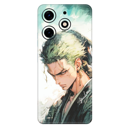 Tecno Phone Skins (All Models) - Pirate Hunter One Piece Anime - Matte Finish (M-157) Tecno Spark 10 PRO