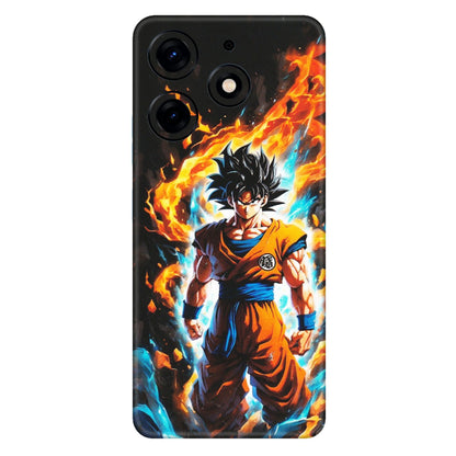Tecno Phone Skins (All Models) - Goku Transformation Anime - Matte Finish (M-159) Tecno Spark 10 PRO