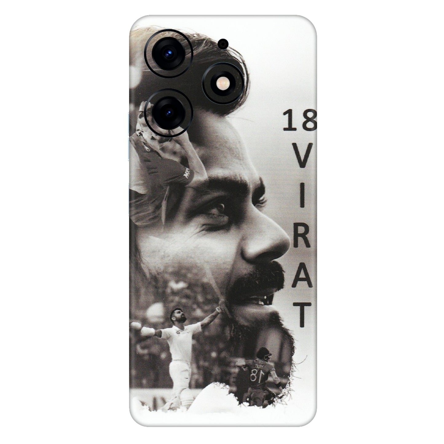 Tecno Phone Skins (All Models) - Virat Kohli Cricketer - Matte Finish (M-163) Tecno Spark 10 PRO