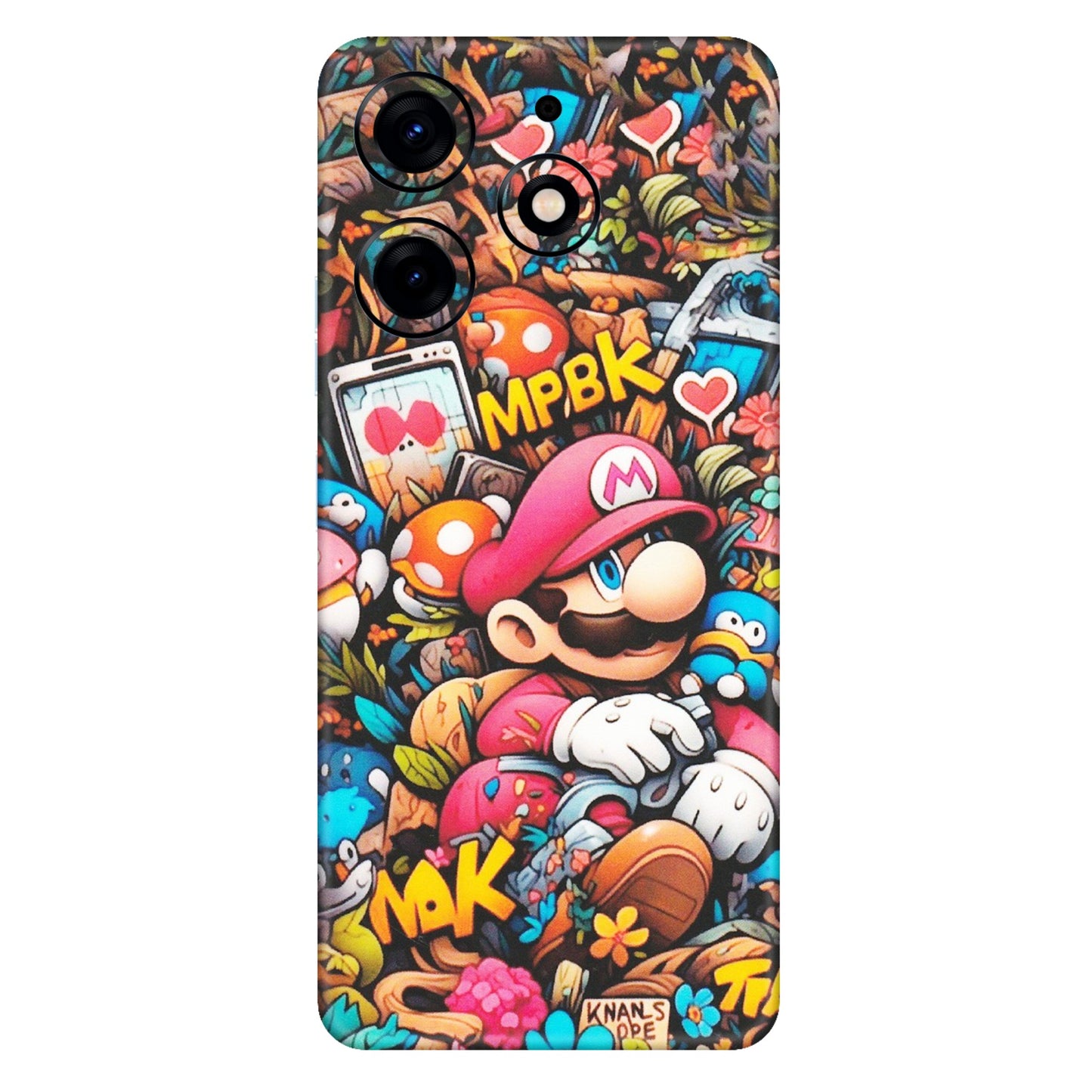 Tecno Phone Skins (All Models) - Super Mario Bros Artistic - Matte Finish (M-173) Tecno Spark 10 PRO