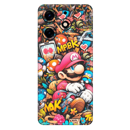 Tecno Phone Skins (All Models) - Super Mario Bros Artistic - Matte Finish (M-173) Tecno Spark 10 PRO